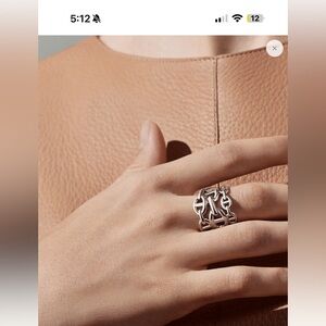 Hermes Chaine d'ancre Enchainee ring, large model